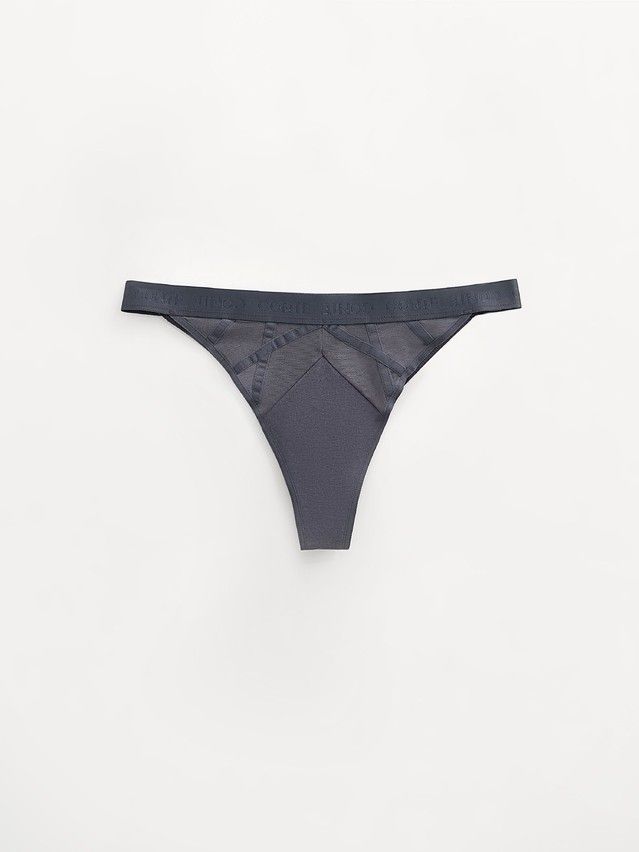 Women's panties CONTE ELEGANT CRISS CROSS LTA 2998, s.90, graphite - 3