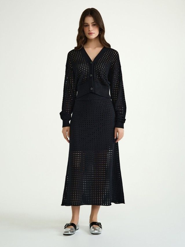 Women's skirt CONTE ELEGANT LDK2442, s.170-90, black - 1