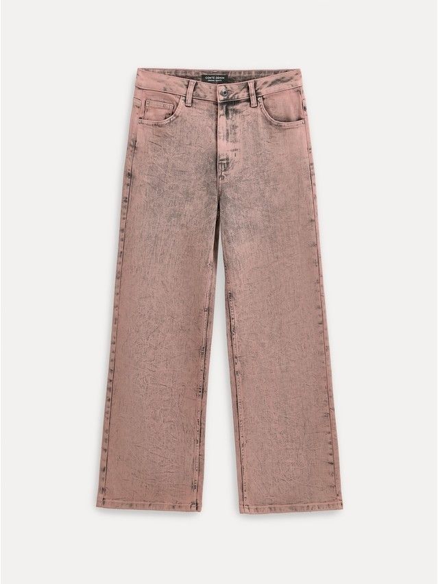 Women's jeans CONTE CON-933, s.164-90, dark coral - 14