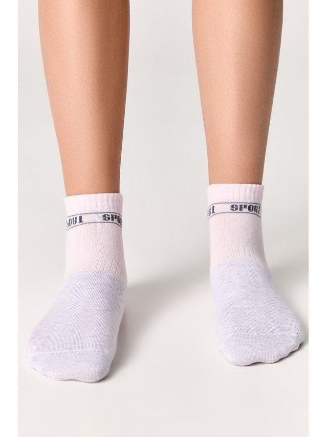 Children's socks ACTIVE (short) 13С-34SP, s.30-32, 510 light pink-gray - 1