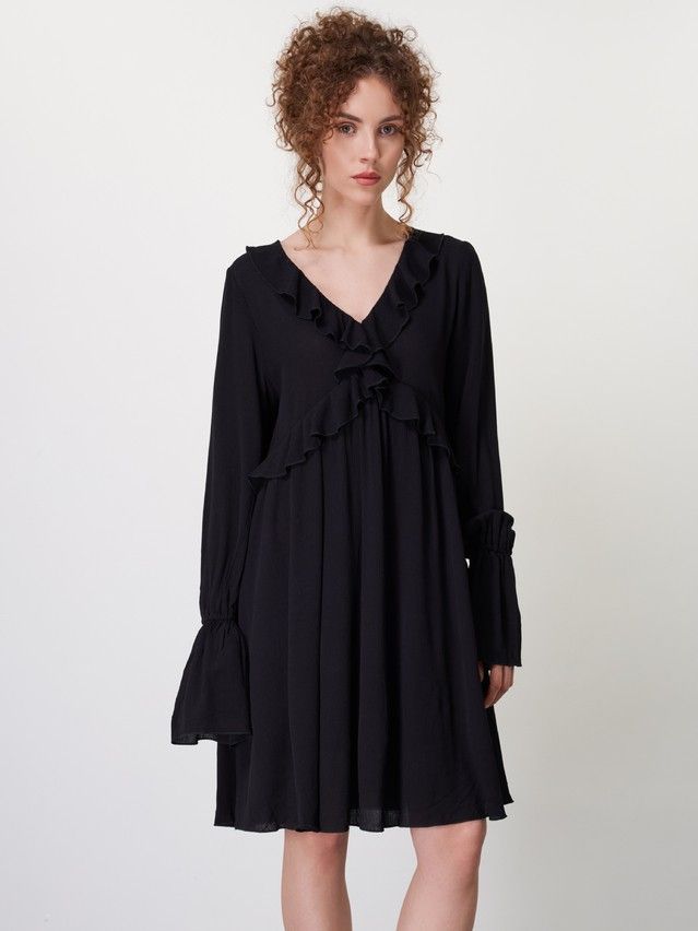 Women's dress CONTE LPL 3478, s.170-84-90, black - 5