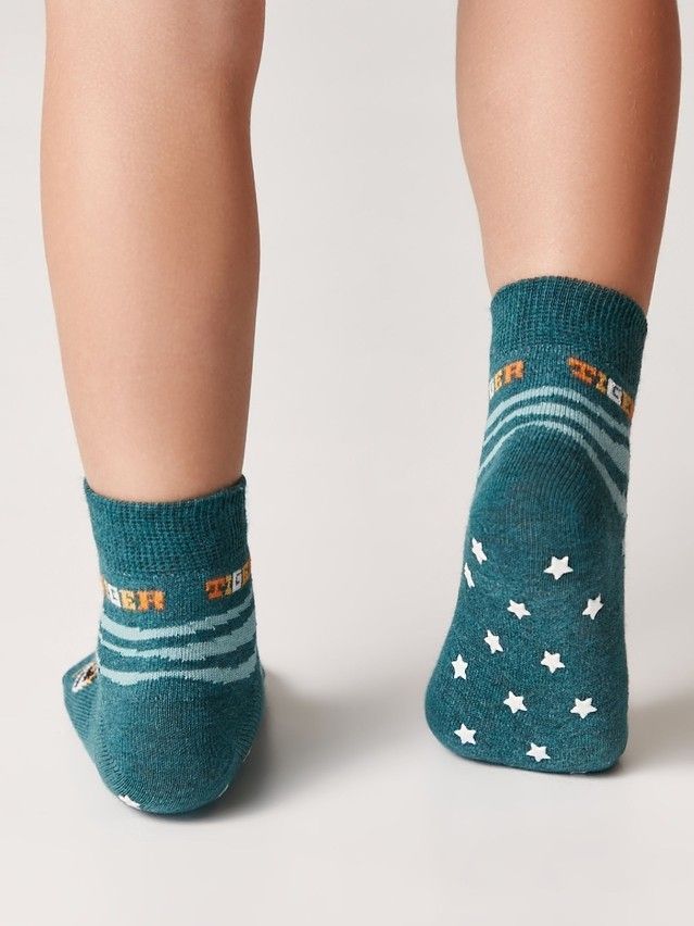 Children's socks TIP-TOP (anti-slip) 7S-54SP, s. 18-20, 474 dark turquoise - 3