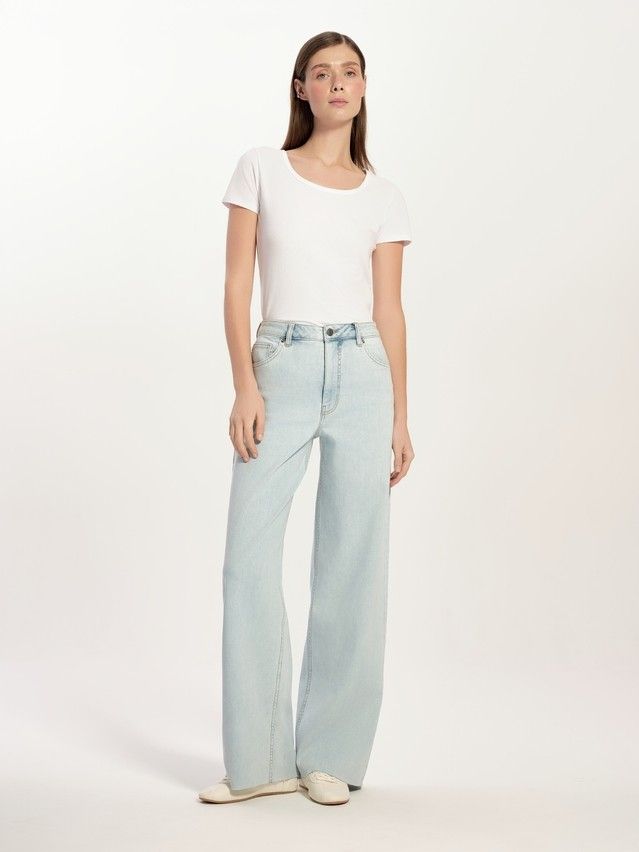 Denim trousers CONTE ELEGANT CON-784, s.170-102, light blue - 1