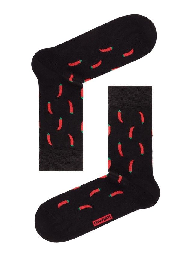 Men's socks DiWaRi HAPPY, s. 40-41, 061 black - 2