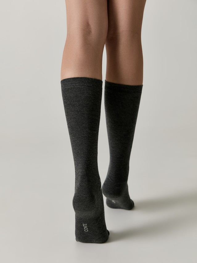 Women's socks CONTE ELEGANT COMFORT, s.23-25, 1101 grey-ash pink - 2
