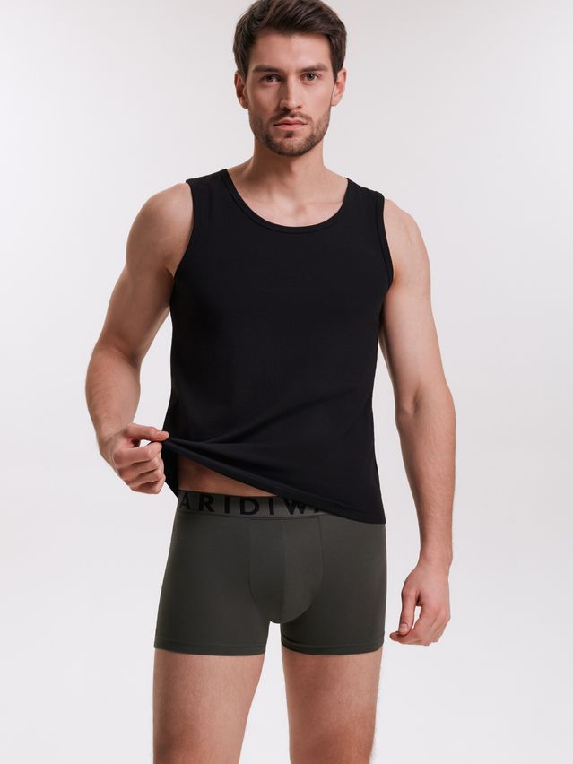 Men's underpants DIWARI PREMIUM MSH 3300, s.78,82, dark khaki-khaki - 1