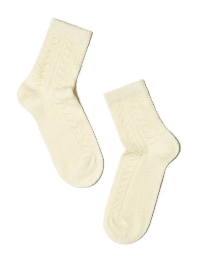 Children's socks CONTE-KIDS MISS, s.30-32, 114 cream - 1