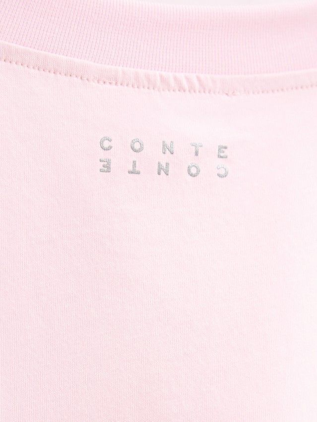 Women's polo neck shirt CONTE ELEGANT LD 3034, s.170-88, pink-je ne sais pas - 3