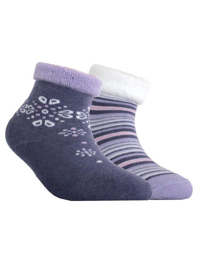 Children's socks CONTE-KIDS SOF-TIKI (2 pairs),s.21-23, 703 violet - 1
