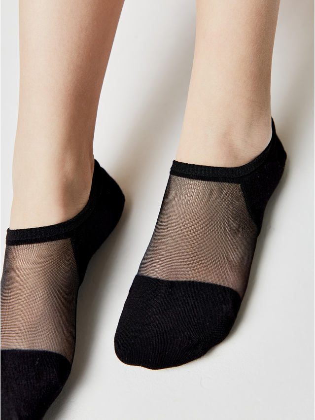Women's socks 18S-4SP, s.36-38, 000 black - 3