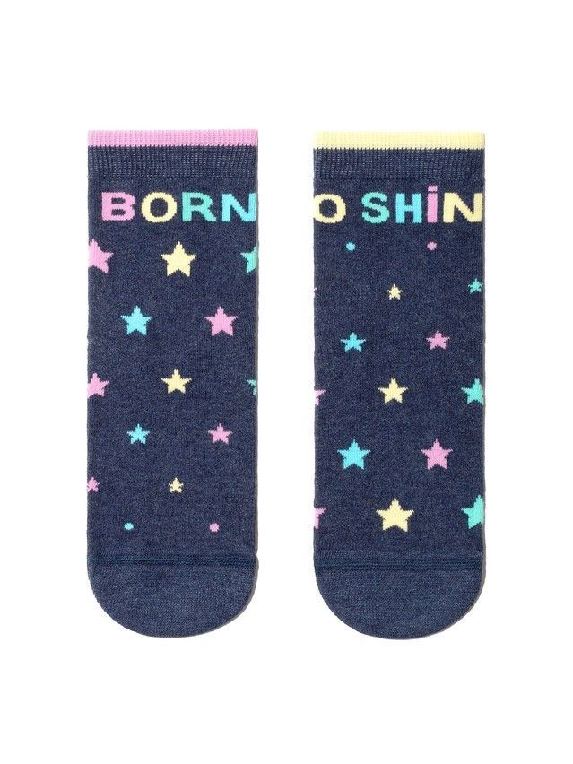 Children's socks Cheerful legs 17S-10SP, s. 30-32, 477 dark blue - 4