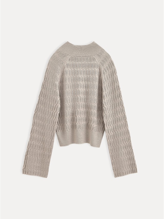 Women's pullover CONTE ELEGANT LDK24107, s.170-84, cappuccino melange - 7