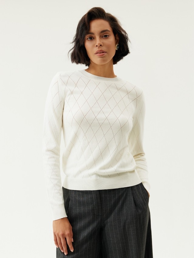 Women's pullover CONTE LDK25161, s.170-84, ecru - 6
