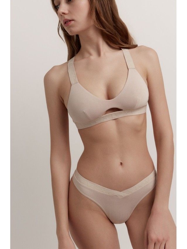 Women's panties CONTE ELEGANT FLEXIBLE LBR 2238, s.90, light almond-love - 1