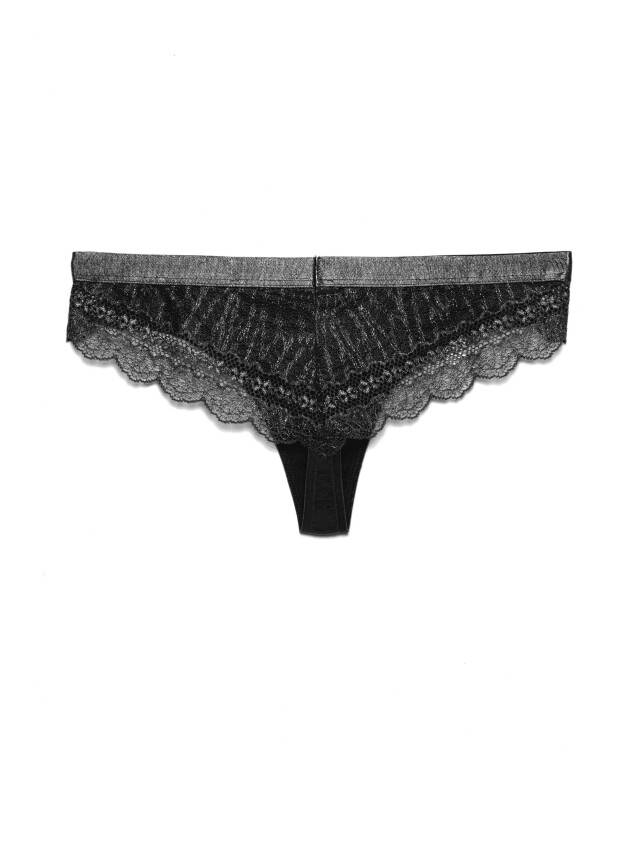 Women's panties FLIRTY LBR 1018 (packed on mini-hanger),s.90, black - 4