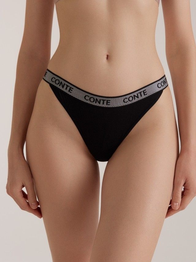 Women's panties CONTE ELEGANT BODY TOUCH LTA 3198, s.106, black - 1
