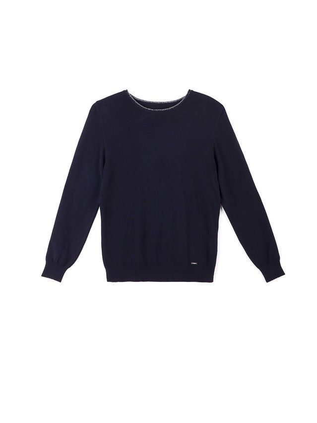 Women's polo neck shirt CONTE ELEGANT LDK023, s.158,164-84, dark blue - 4