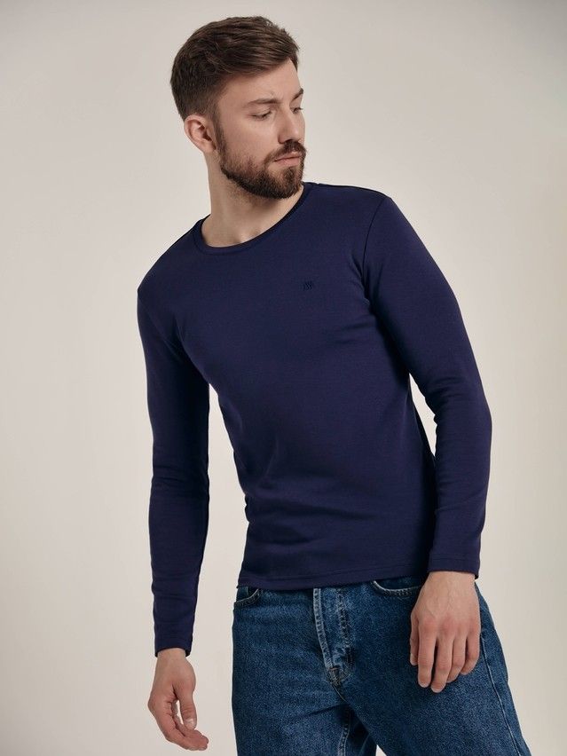 Men's polo neck shirt DiWaRi MD 695, s.170,176-100, navy - 3