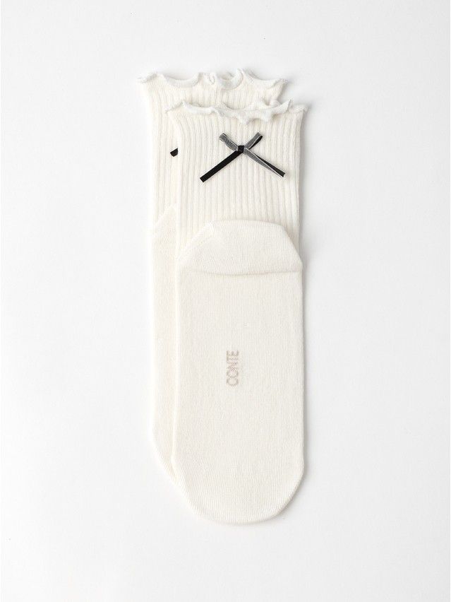 Women's socks CONTE, s.23-25, 1158 milky - 4