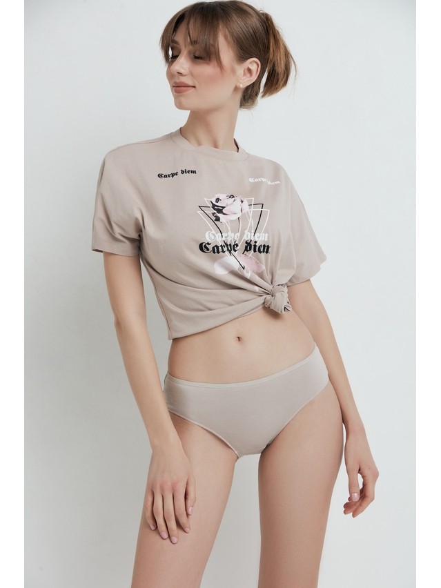 Women's panties CONTE ELEGANT BASIC COLLECTION LB 2002.1, s.90, light cappuccino - 1