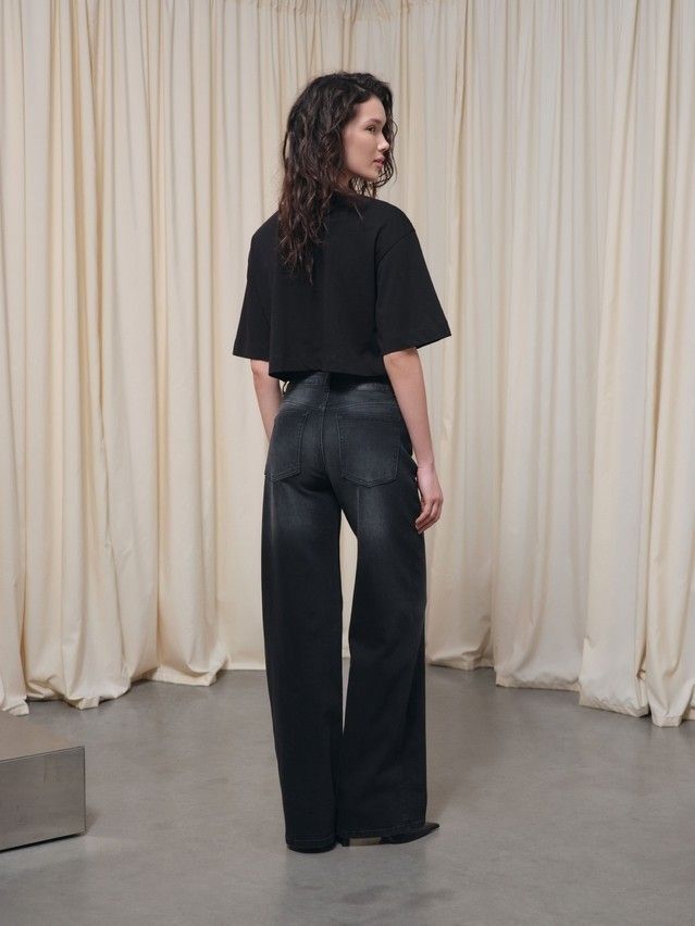 Women's jeans CONTE CON-800, s.164-90, washed black - 4