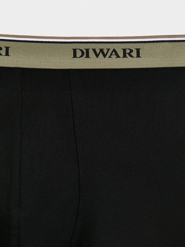 Men's underpants DIWARI PREMIUM MSH 1568, s.78,82, black-khaki strip - 5