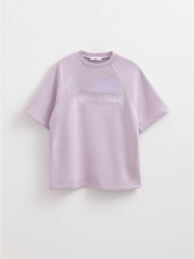Women's polo neck shirt CONTE ELEGANT LD 2574, s.170-92, lavender - 1