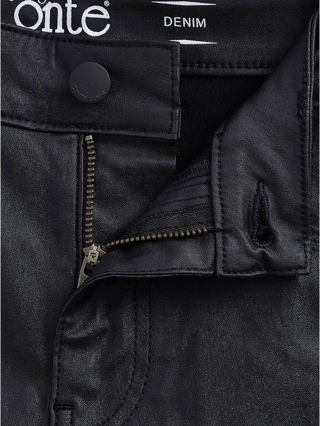 Denim trousers CONTE ELEGANT CON-384, s.170-102, black - 10
