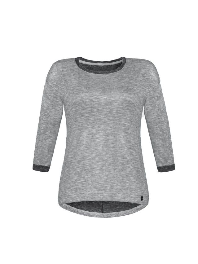 Women's polo neck shirt CONTE ELEGANT LD 609, s.158,164-84, graphite - 1
