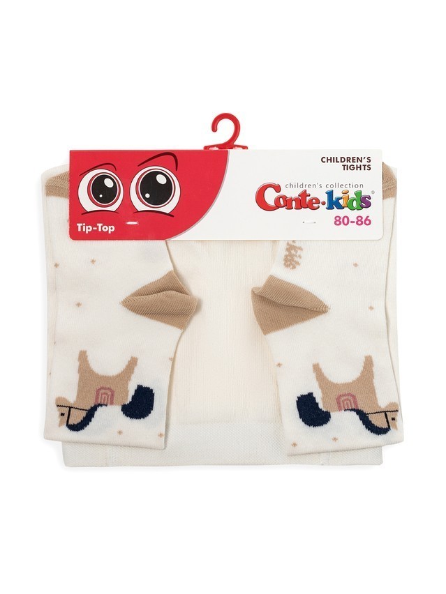 Children's tights CONTE-KIDS TIP-TOP, s.104-110 (16),714 milky - 5