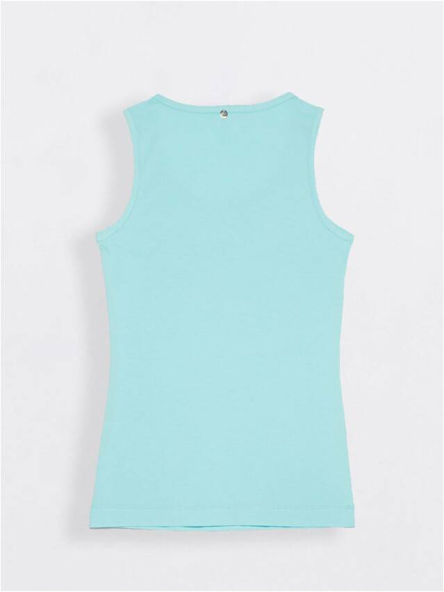 Women's polo neck shirt CONTE ELEGANT LD 928, s.170-100, aqua blue - 2