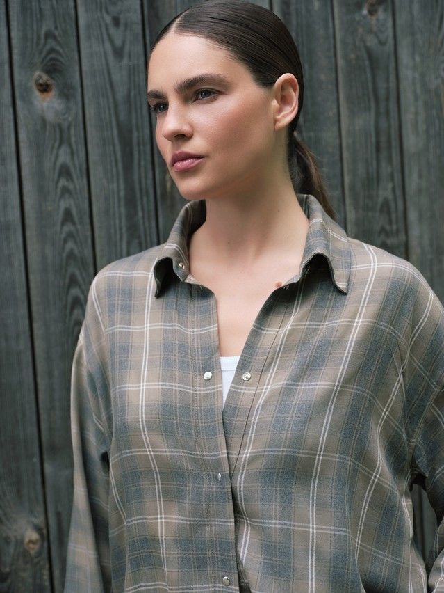 Women's shirt CONTE LRU 3315, s.170-84-90, khaki - 3