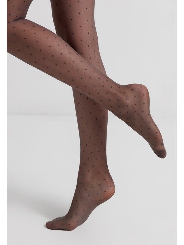 Women's tights CONTE ELEGANT DOTS, s.2, grafit - 4