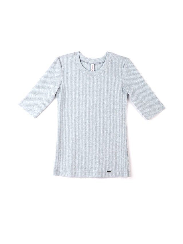 Women's polo neck shirt CONTE ELEGANT LD 855, s.170-92, silver - 5