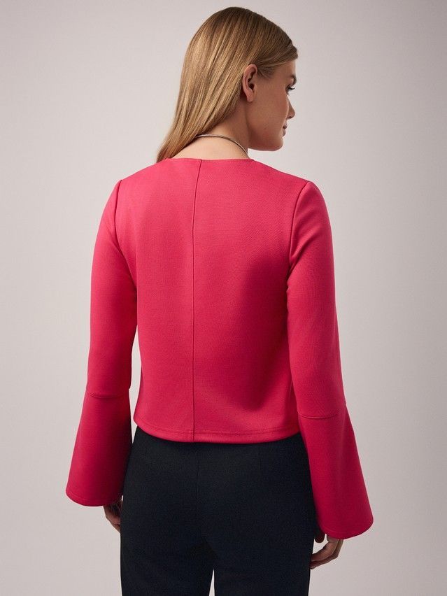 Women's polo neck shirt CONTE ELEGANT LD 2807, s.170-92, pink flash - 2