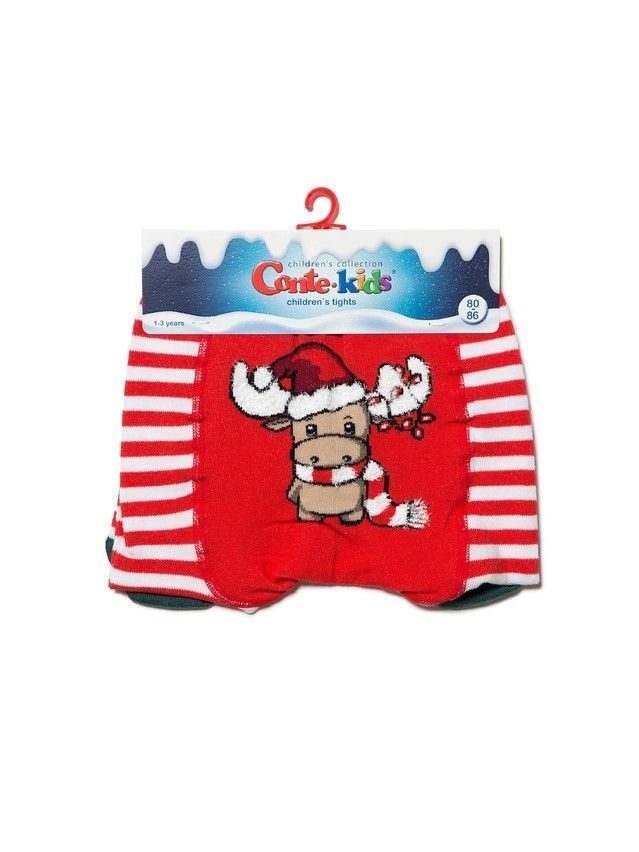 Children's tights NEW YEAR 19С-95/1SP, s.62-74 (12),541 red - 3