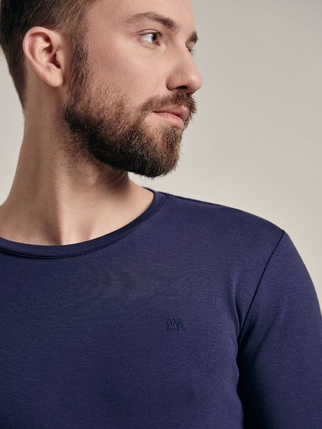 Men's polo neck shirt DiWaRi MD 695, s.170,176-100, navy - 1