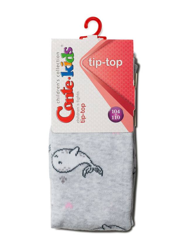 Children's tights CONTE-KIDS TIP-TOP, s.104-110 (16),499 light grey - 2