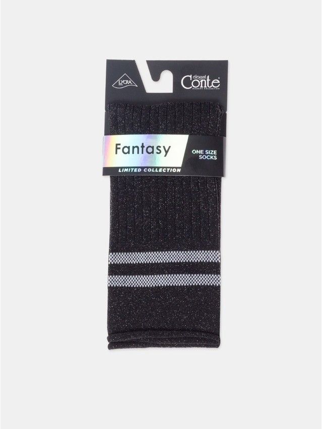 Women's socks CONTE ELEGANT FANTASY, s.23-25, 596 black - 12