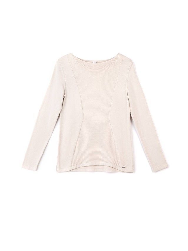 Women's polo neck shirt CONTE ELEGANT LDK030, s.158,164-88, beige - 5