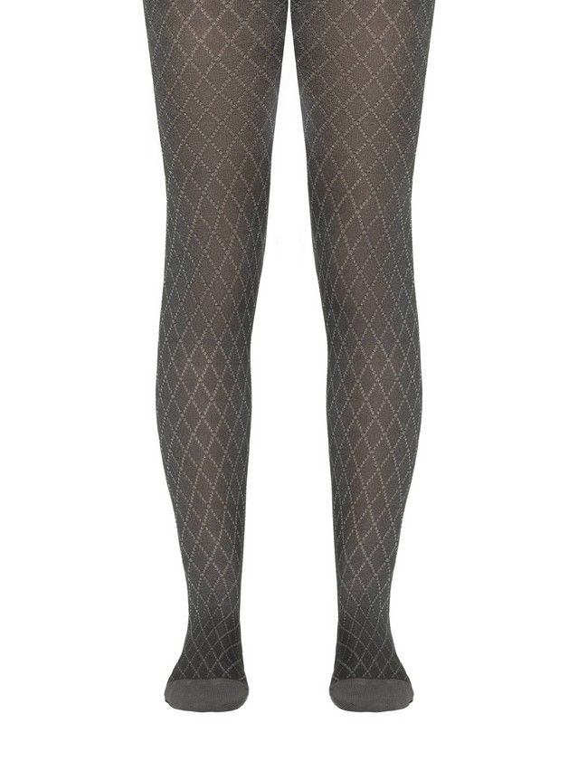 Children's tights CONTE-KIDS BRAVO, s.140-146 (22),377 dark grey - 1
