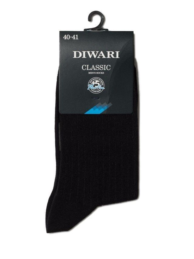 Men's socks DiWaRi CLASSIC, s.23, 001 black - 2