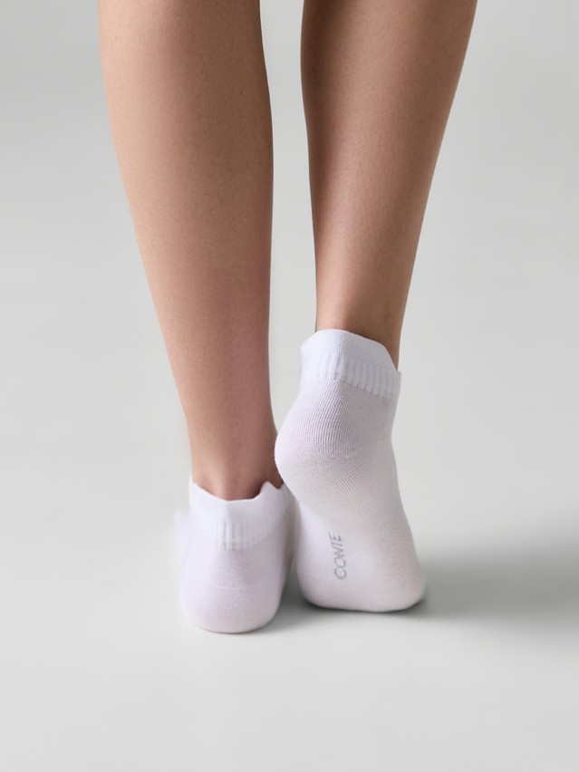 Women's socks CONTE ELEGANT SPORT, s.23-25, 1133 white - 2