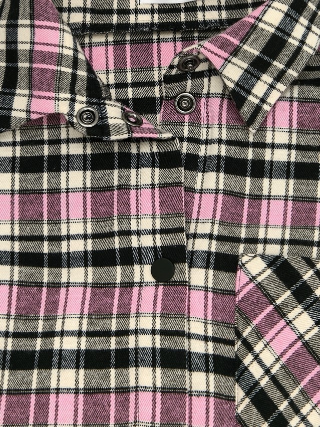 Women's shirt CONTE LRU 3504, s.170-88-94, black-pink check - 9