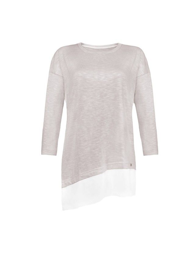 Women's polo neck shirt CONTE ELEGANT LD 608, s.170,176-100, beige - 1