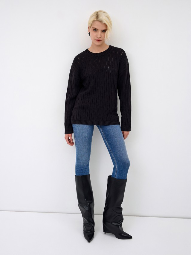 Women's pullover CONTE ELEGANT LDK24119, s.170-84, black - 3