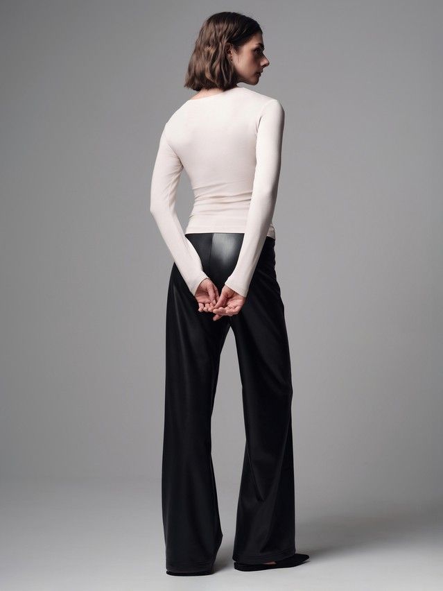 Women's polo neck shirt CONTE LD 3298, s.170-84, latte - 4
