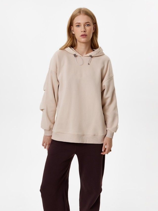 Women's polo neck shirt CONTE LD 3226, s.170-84, beige - 1