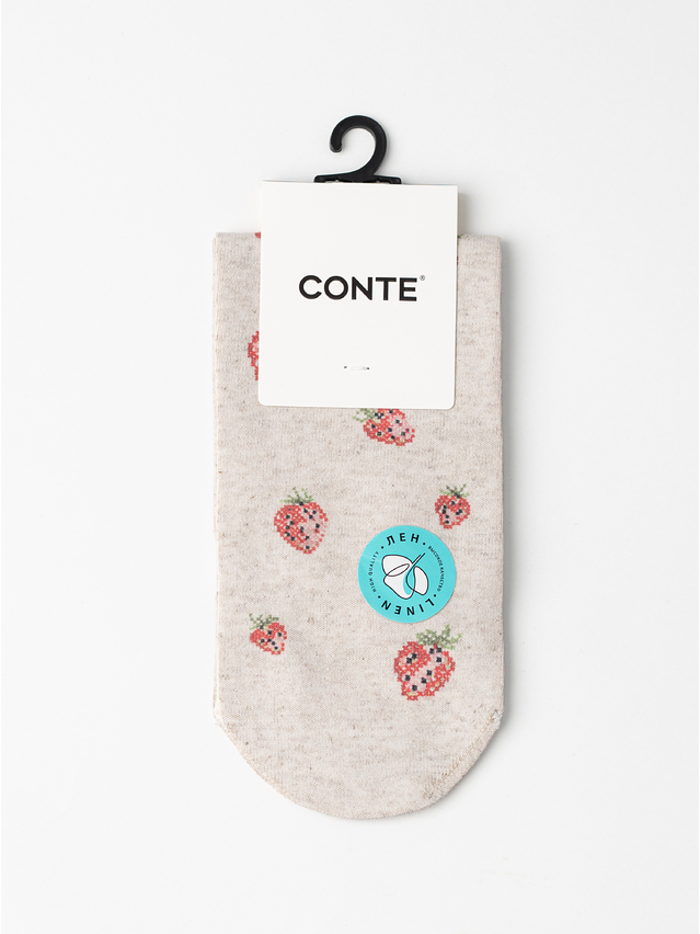 Women's socks CONTE ELEGANT FANTASY, s.23-25, 1197 beige - 2