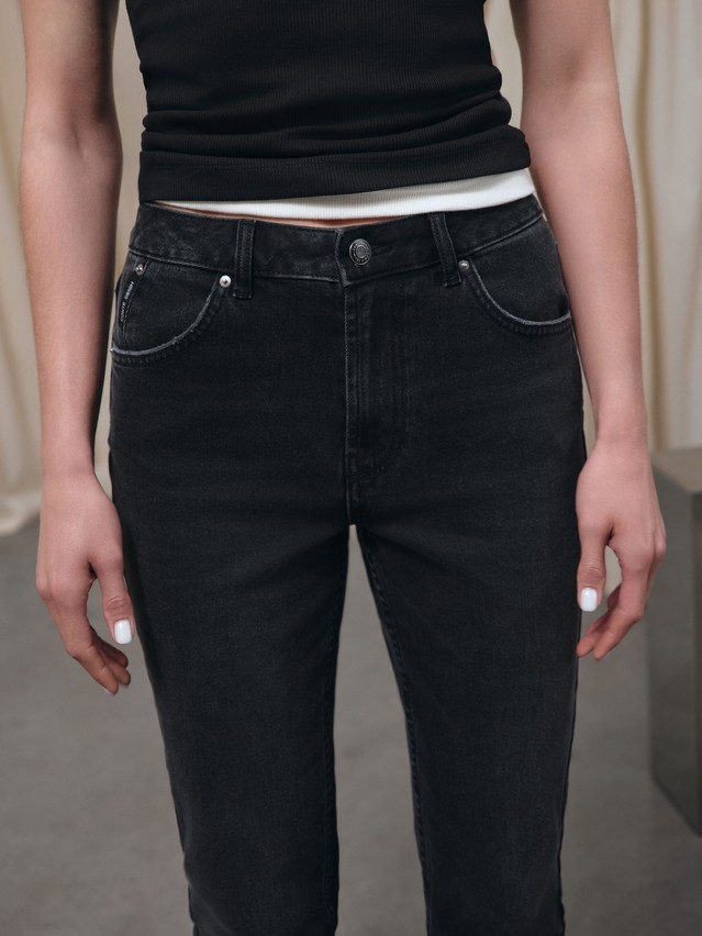 Women's jeans CONTE CON-790, s.164-90, washed black - 4